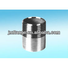304 BSP screw stainless steel pipe nipple